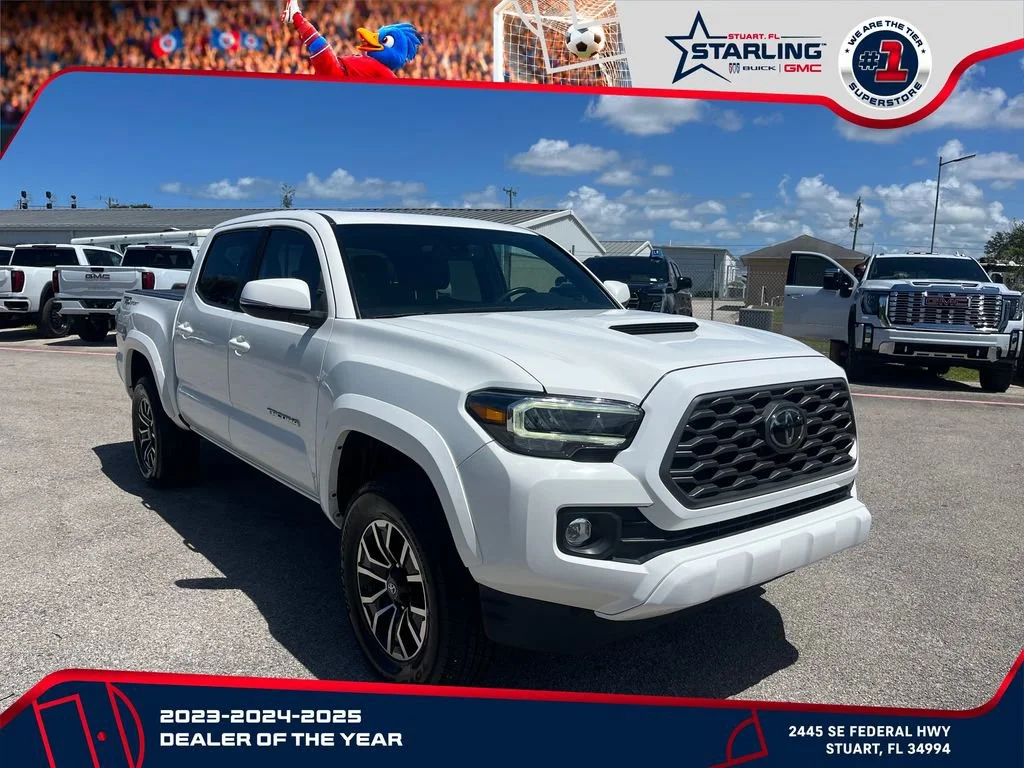Used 2021 White Toyota TRD Sport image 3