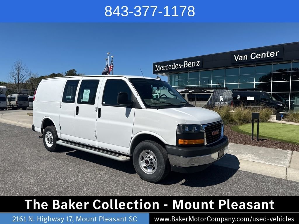 Used 2023 Summit White GMC Work Van image 1