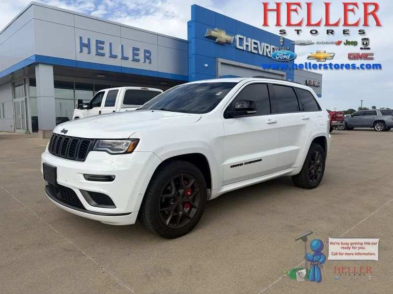 Used 2020 Bright White Clearcoat Jeep Limited X image 1
