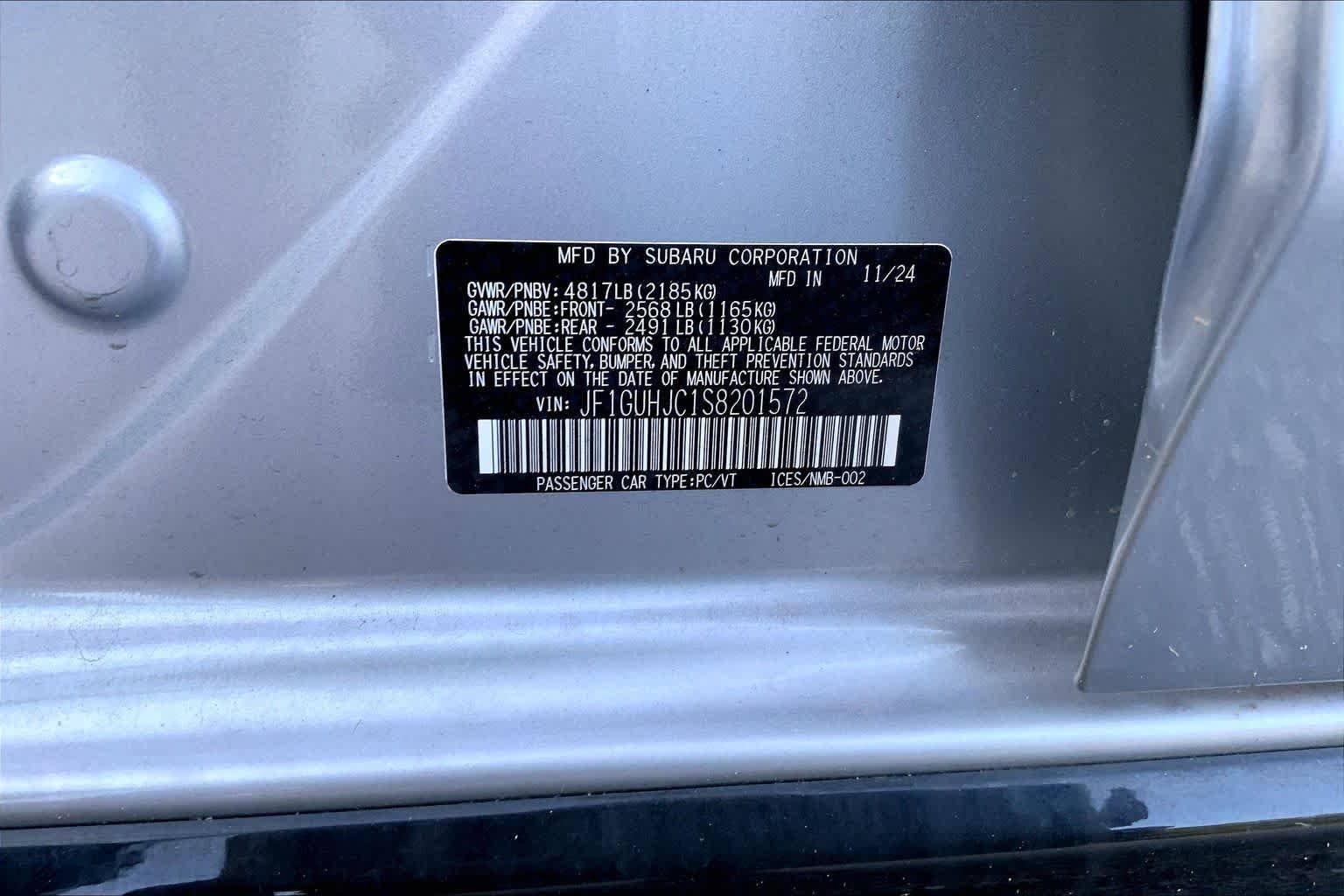 Used 2025 Ice Silver Metallic Subaru RS image 29