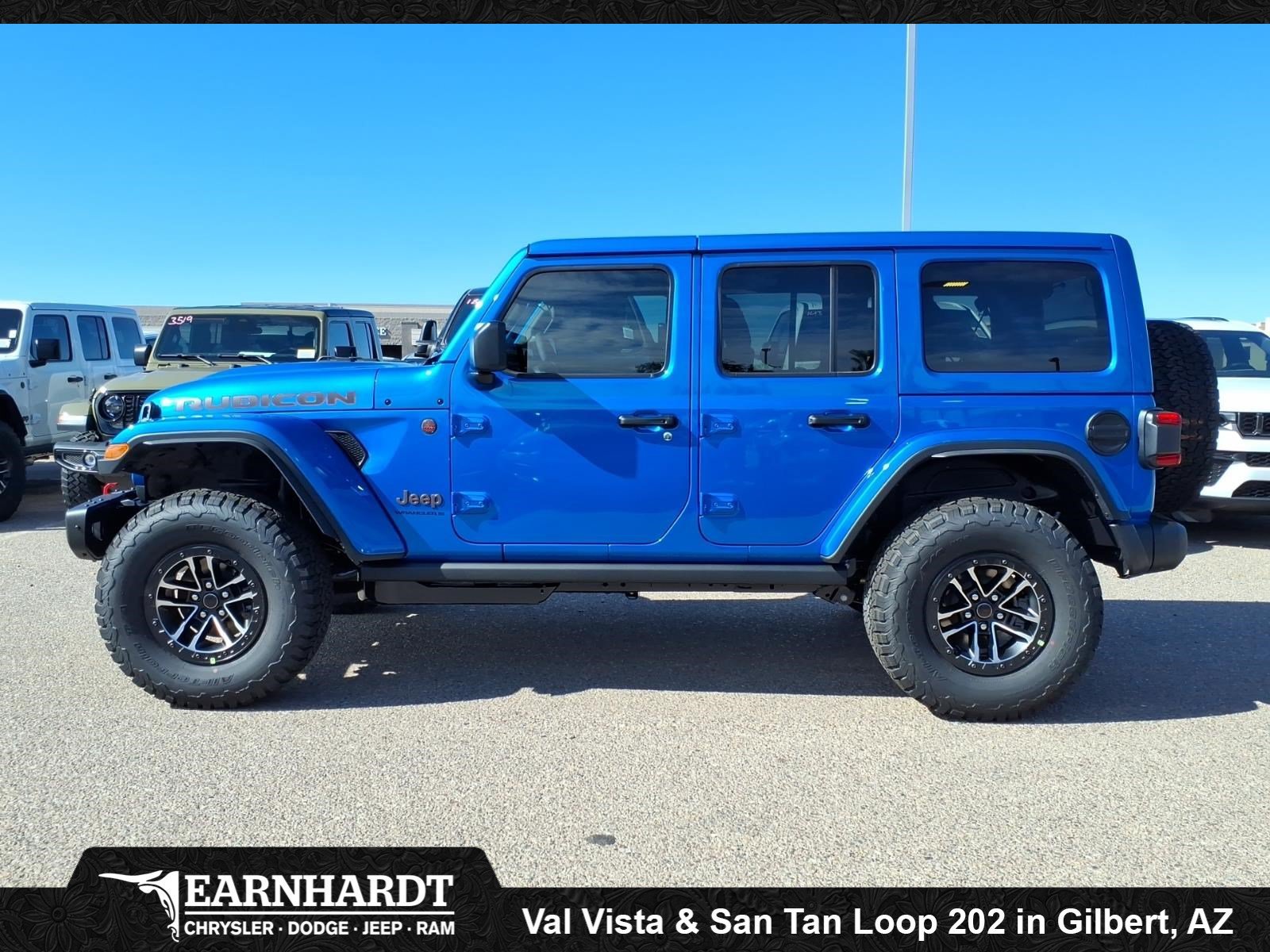 New 2027 Hydro Blue Pearl-Coat Paint Jeep Rubicon X image 2