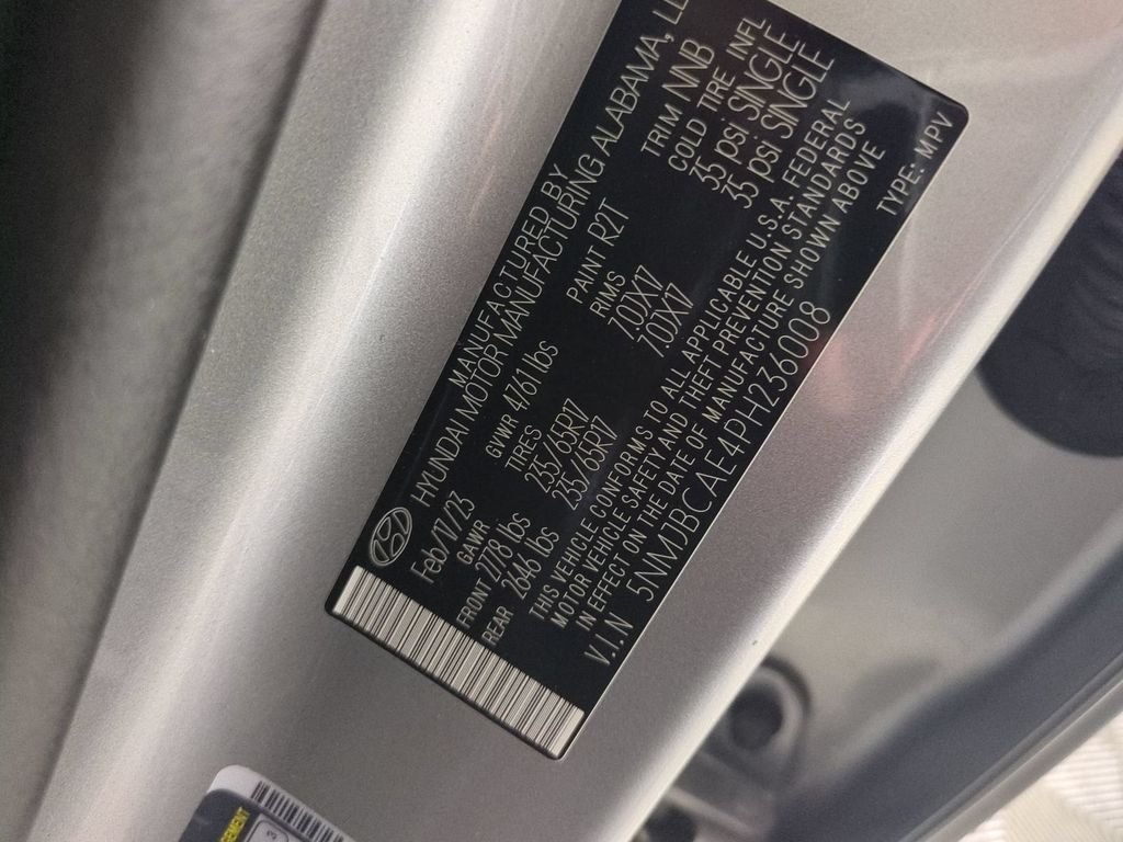 Used 2023 Silver Hyundai SEL image 42