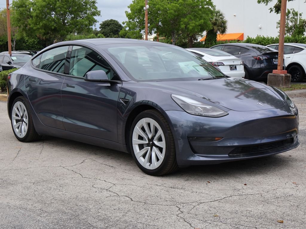 Used 2023 Tesla Model 3 Base with VIN 5YJ3E1EA6PF473273 for sale in Miami, FL