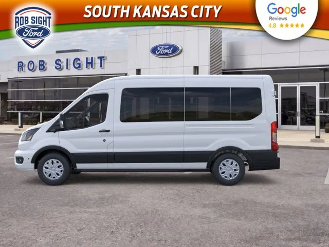 New 2026 Oxford White Ford Passenger Van XLT image 3