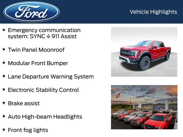 Used 2024 Red Ford Raptor image 9