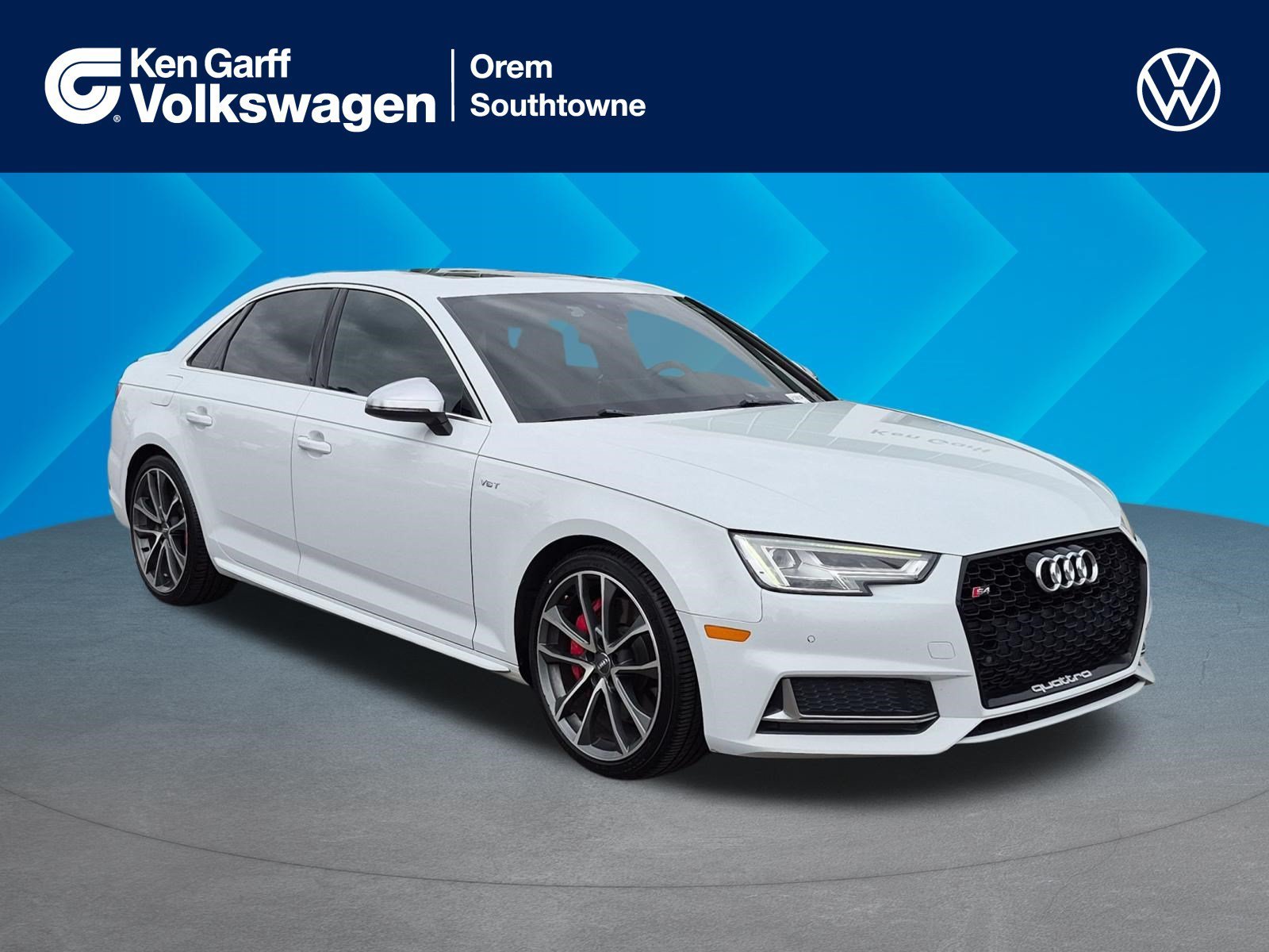 Used 2018 Glacier White Audi Premium Plus image 1