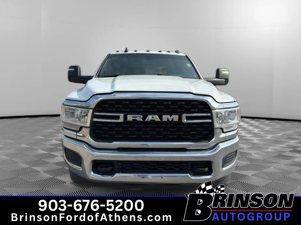 Used 2024 Bright White Clearcoat Ram SLT image 2