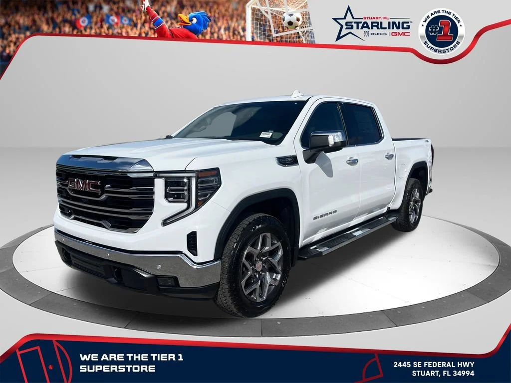 New 2026 Summit White GMC SLT image 1