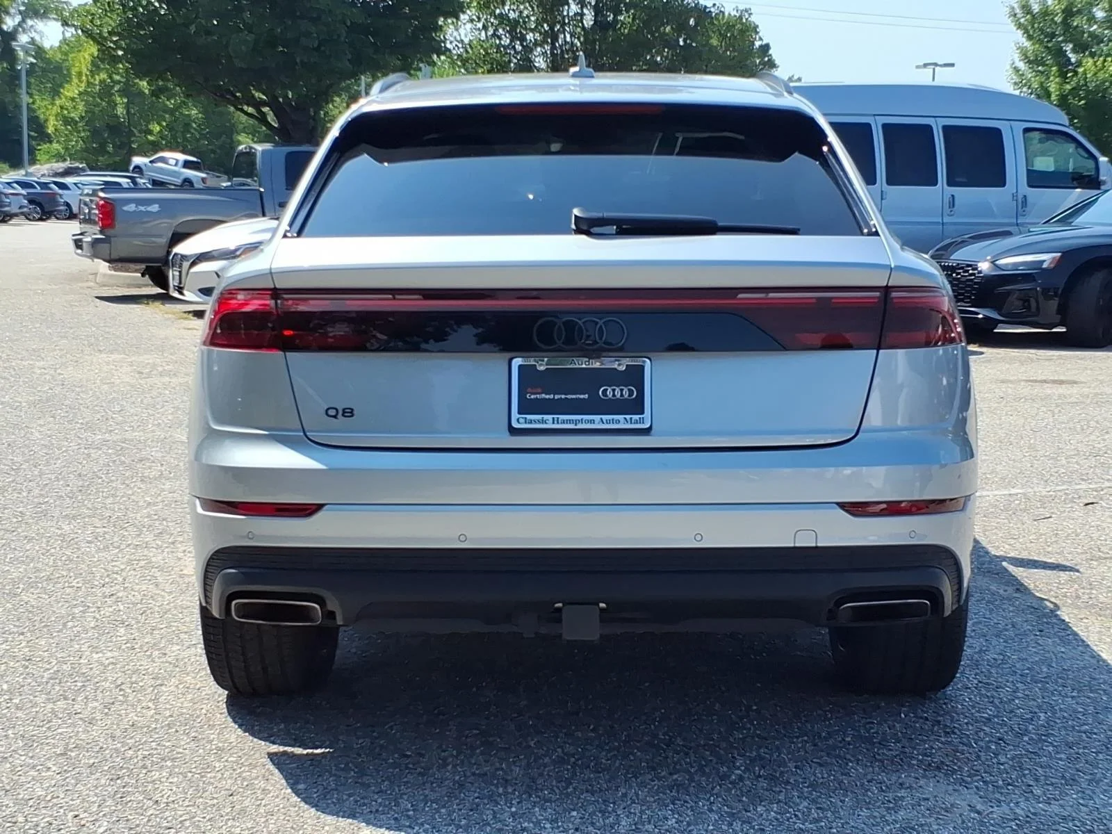 Used 2025 Satellite Silver Metallic Audi Premium Plus image 9