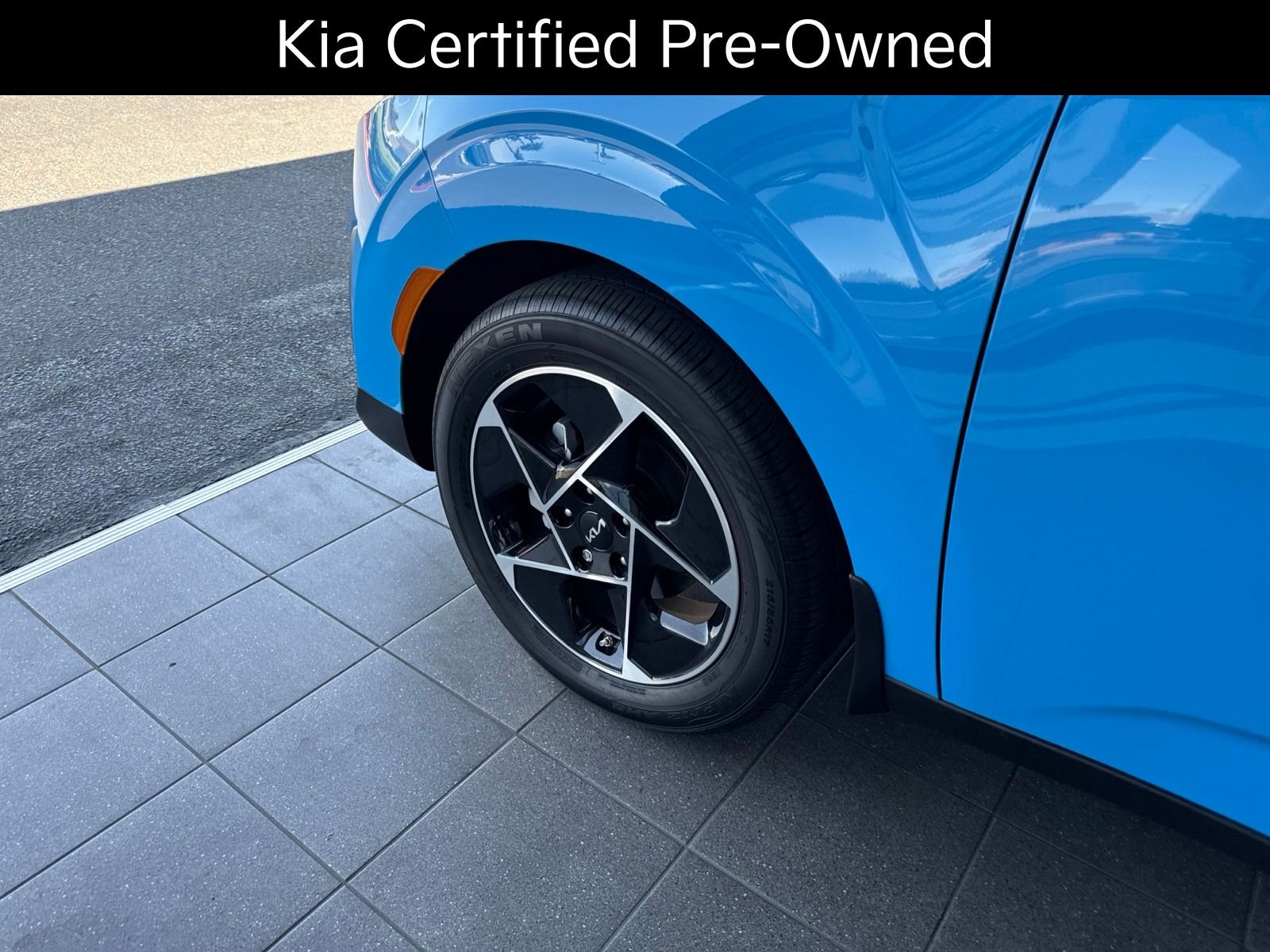 Certified Used 2024 Surf Blue Kia EX image 14