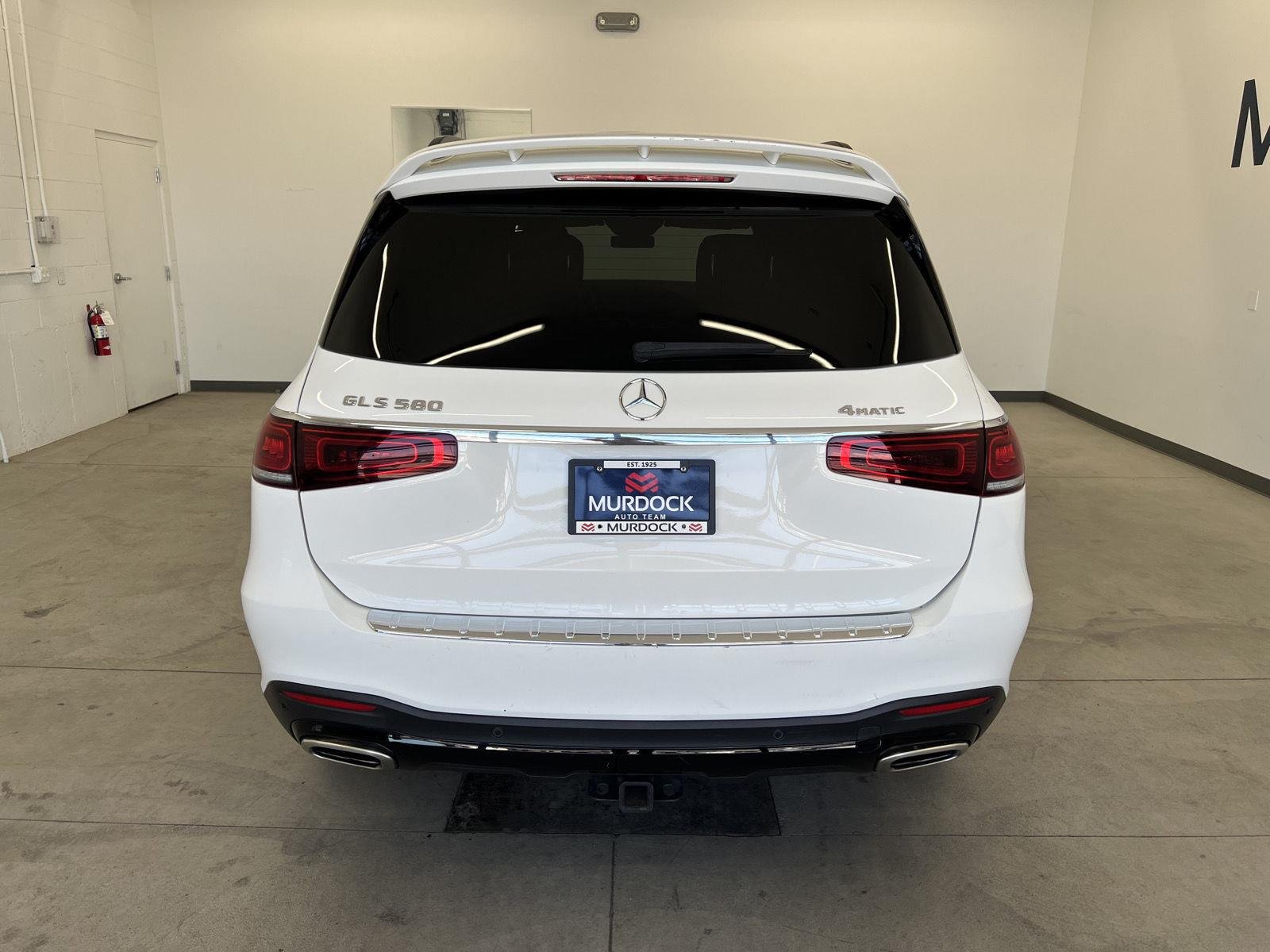 Used 2021 Polar White Mercedes-Benz GLS 580 image 3