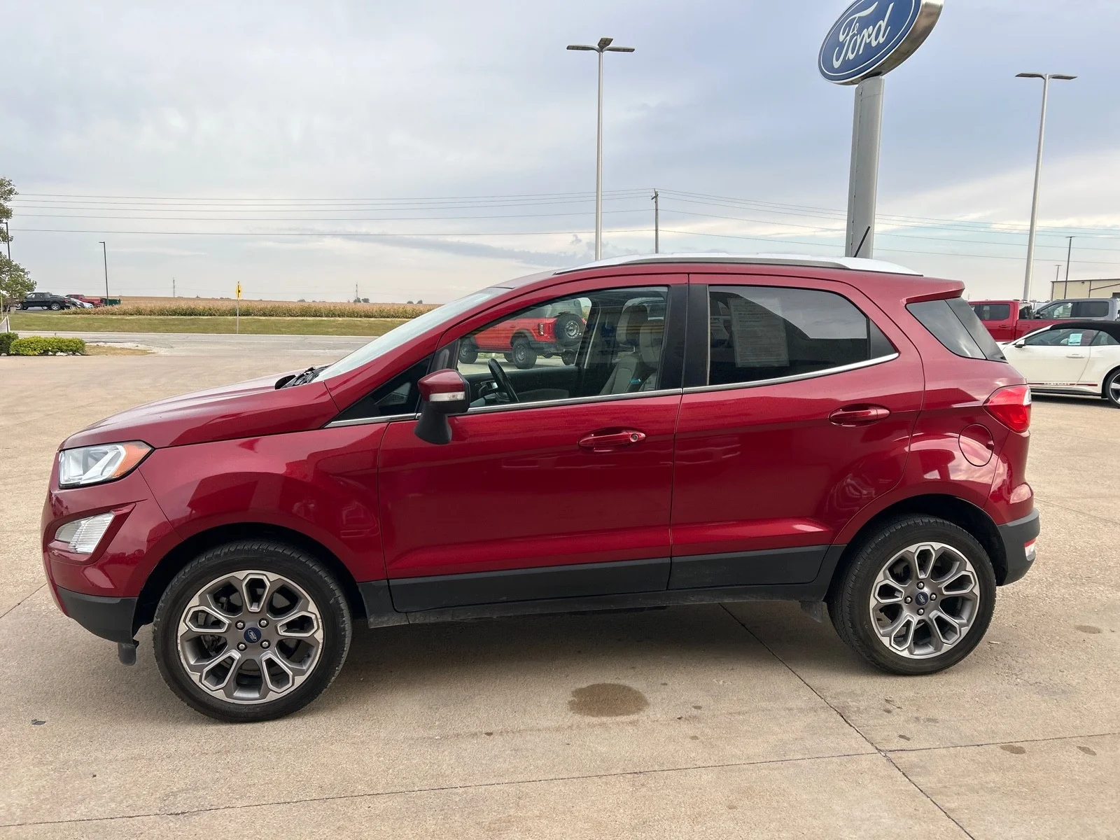 Used 2018 Ruby Red Metallic Tinted Clearcoat Ford Titanium image 6