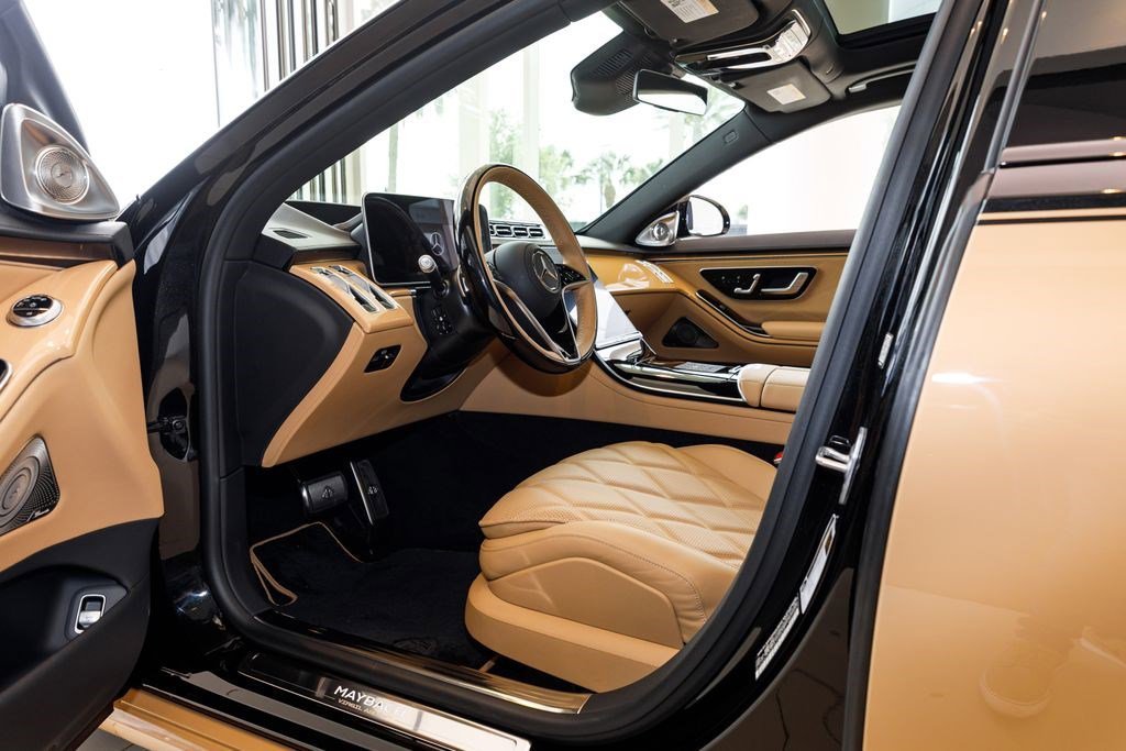 Used 2023 Obsidian Black Metallic / Colorado Beige Mercedes-Benz Maybach S 680 image 24