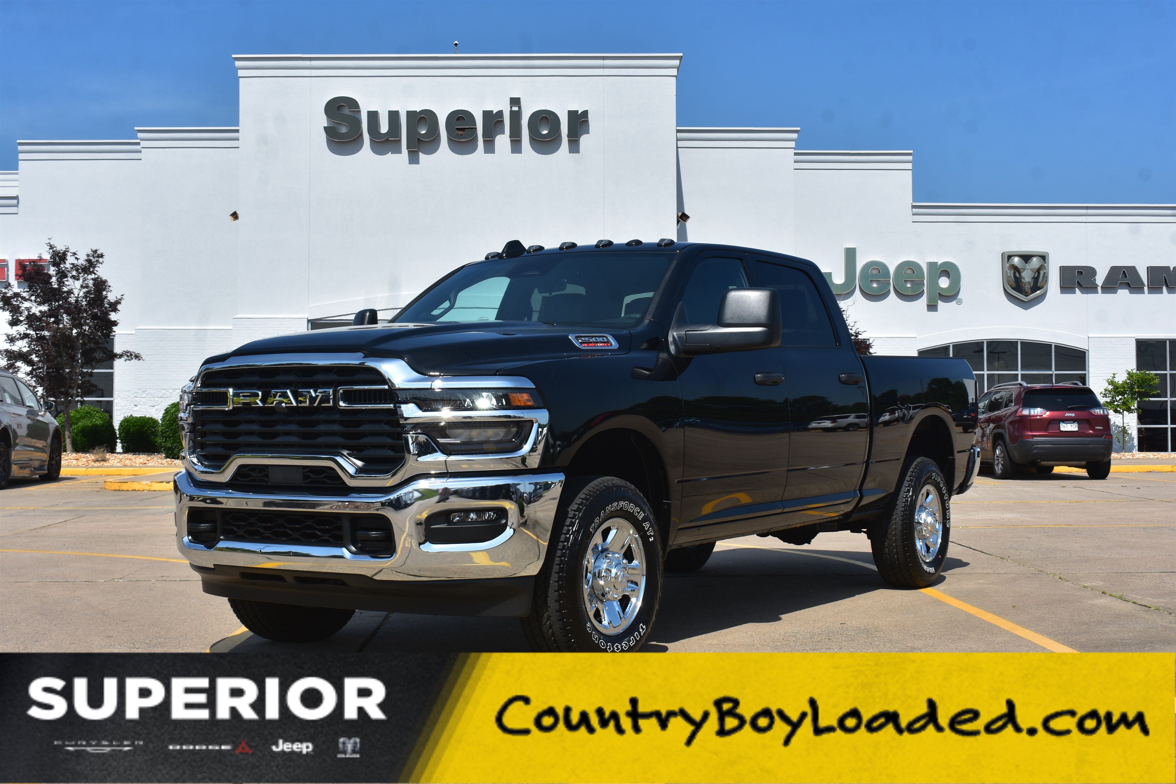 New 2026 Diamond Black Crystal Pearl-Coat Exterior Paint RAM Tradesman image 1