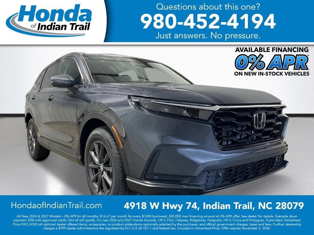 New 2027 Meteorite Gray Metallic Honda EX-L image 1