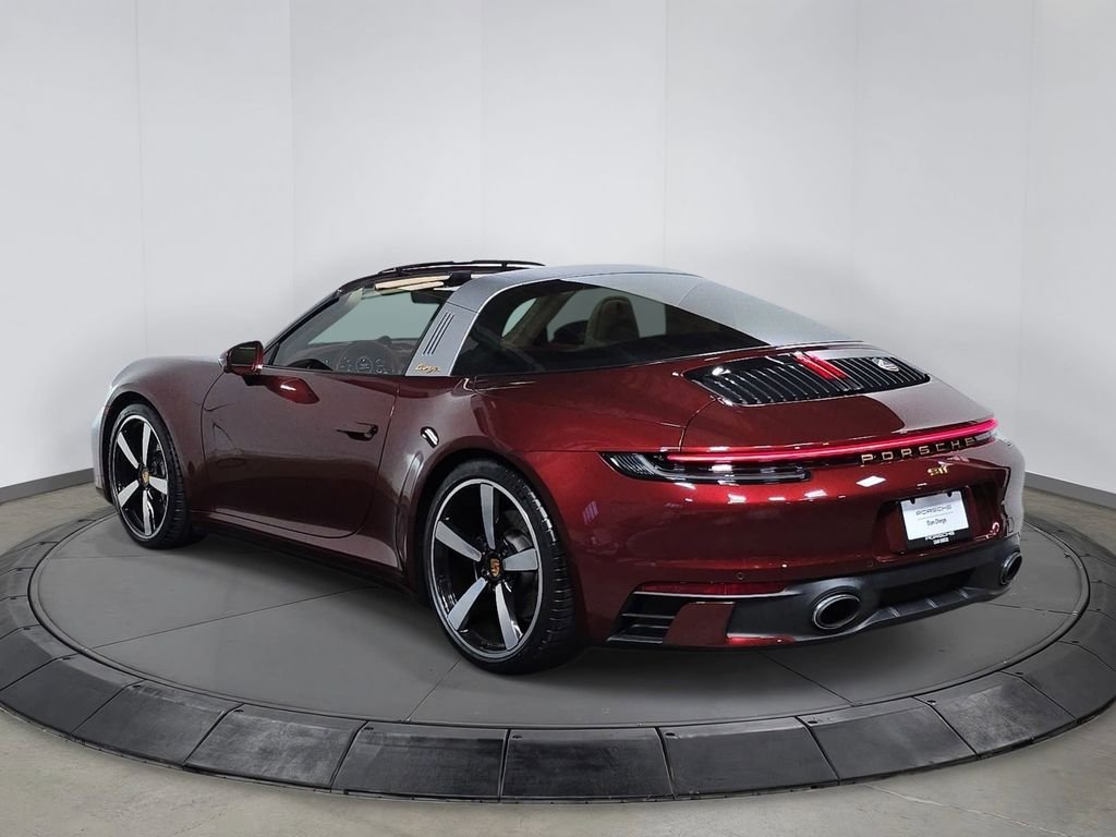 Certified Used 2021 Red Porsche Targa 4S Heritage Design Edition image 3