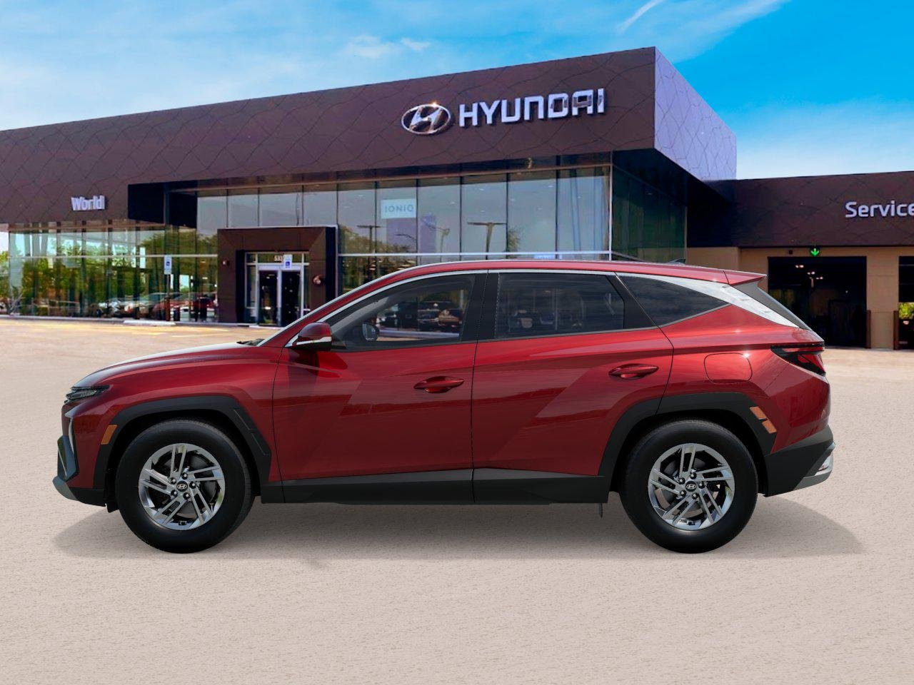 New 2026 Ultimate Red Hyundai SE FWD image 3