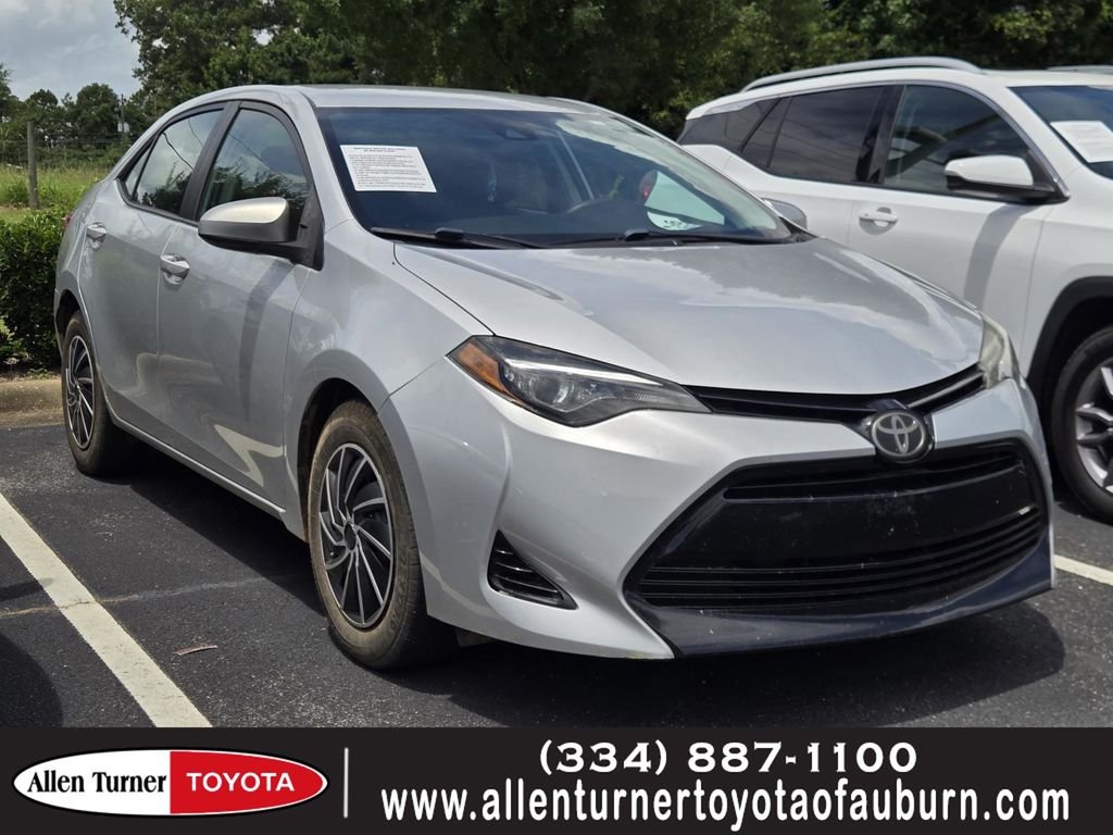 Used 2018 Silver Toyota LE image 1