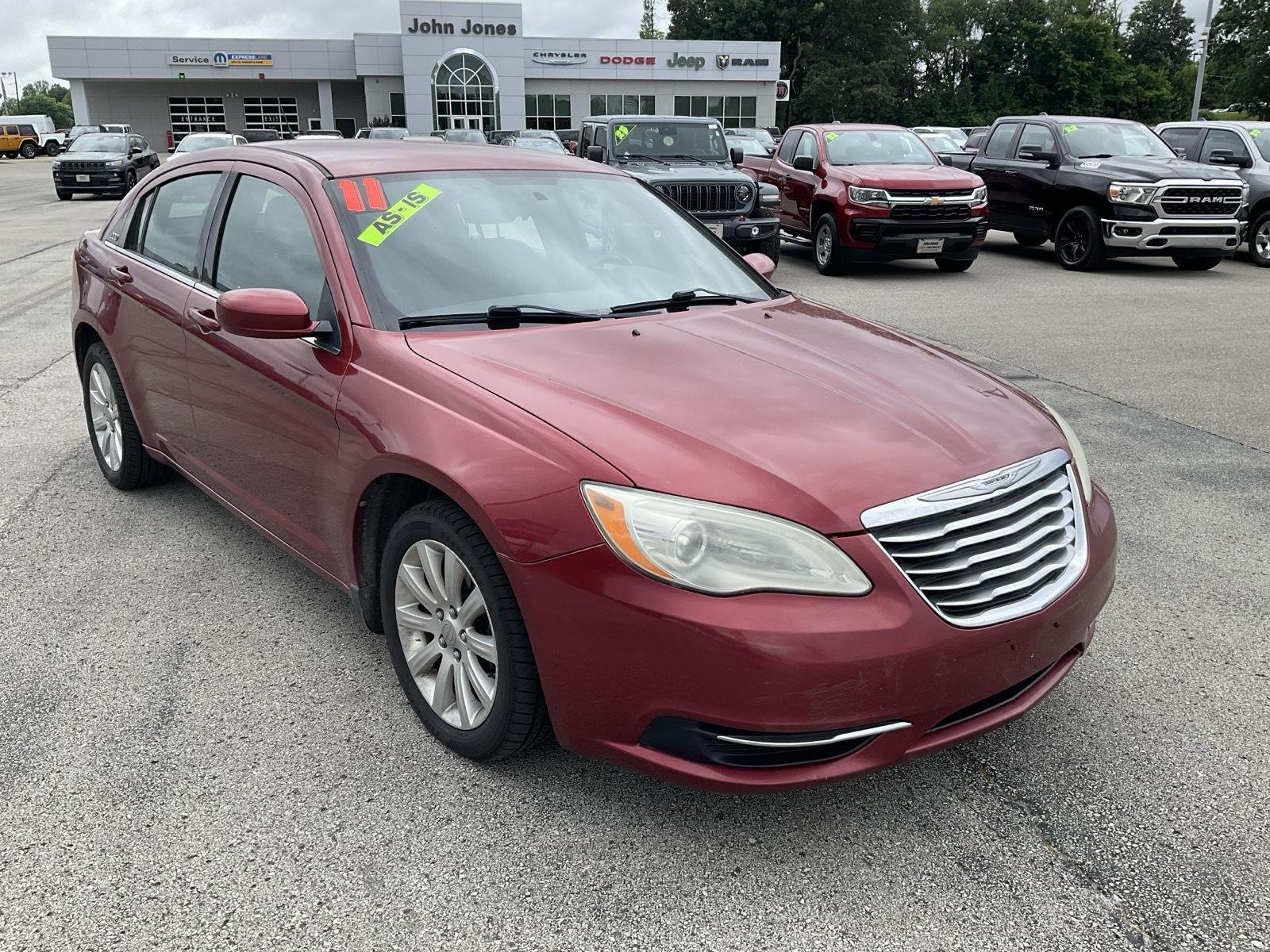 Used 2011 Deep Cherry Red Crystal Pearl Chrysler Touring image 3