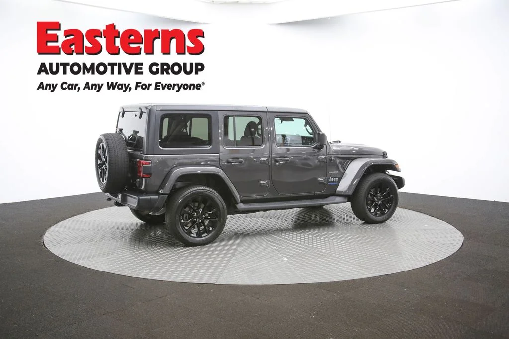 Used 2021 Gray Jeep Unlimited Sahara 4xe image 43
