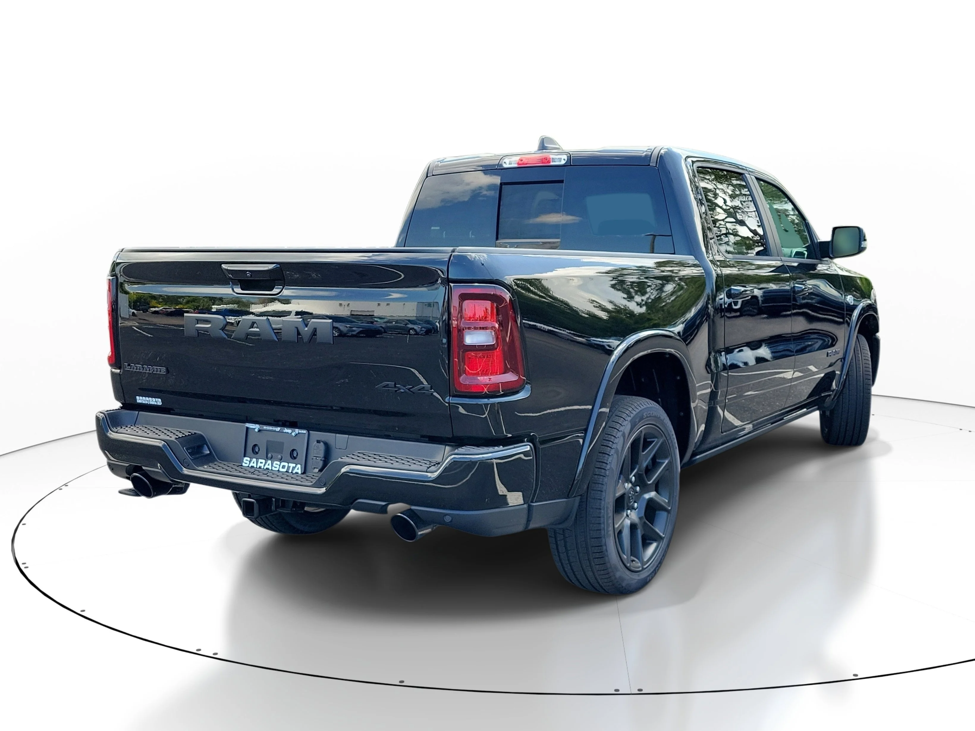 New 2026 Diamond Black Crystal Pearlcoat RAM Laramie image 6