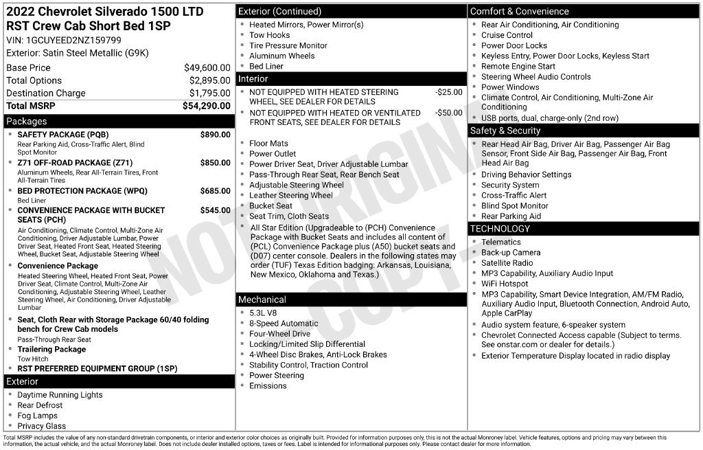 Used 2022 Gray Chevrolet RST image 22