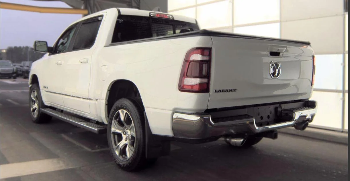 Used 2023 Ivory White Tri-Coat Pearlcoat Ram Laramie image 8