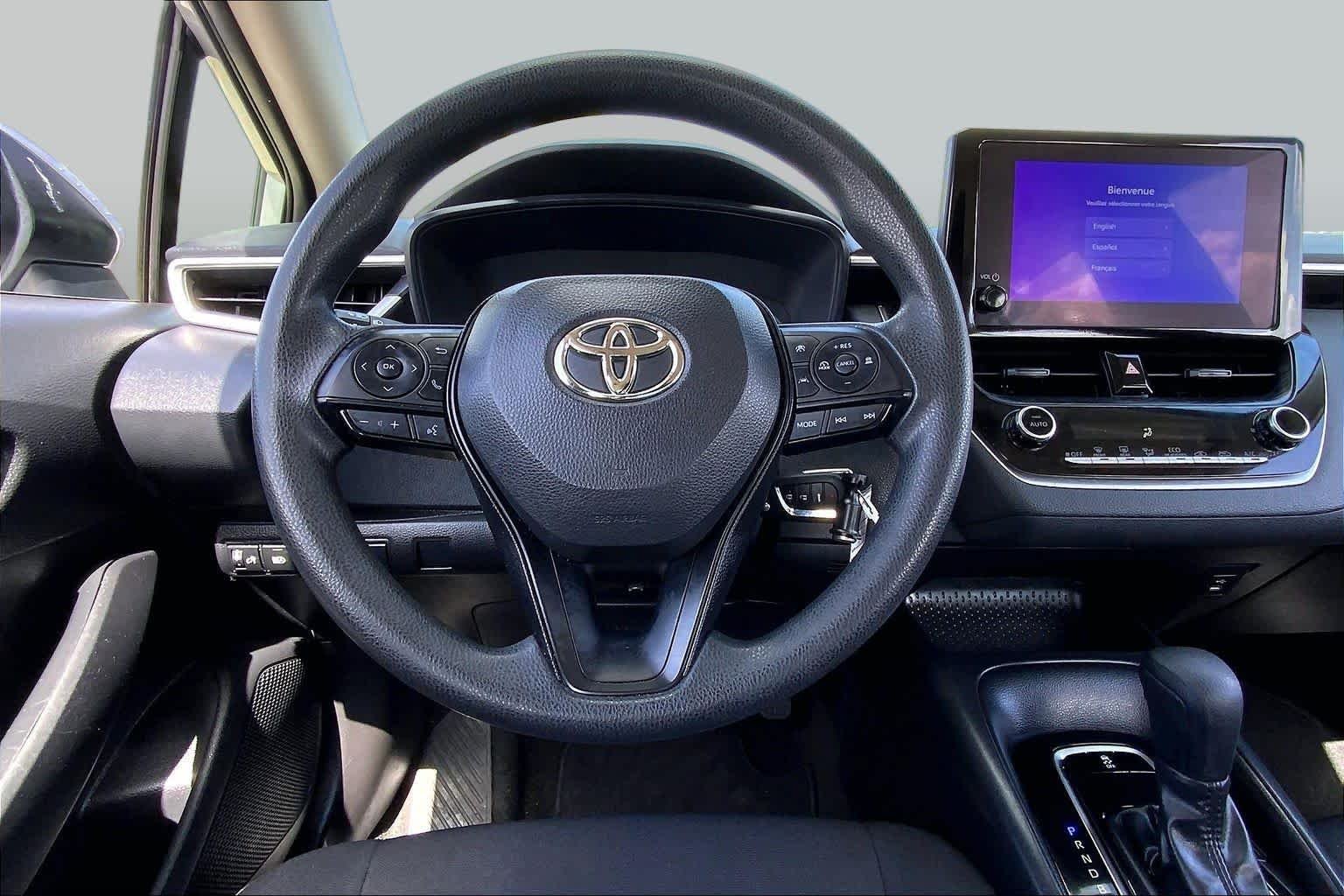 Used 2023 Classic Silver Metallic Toyota LE image 6