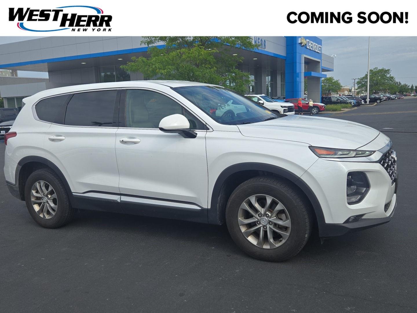 Used 2020 Quartz White Hyundai SEL image 1