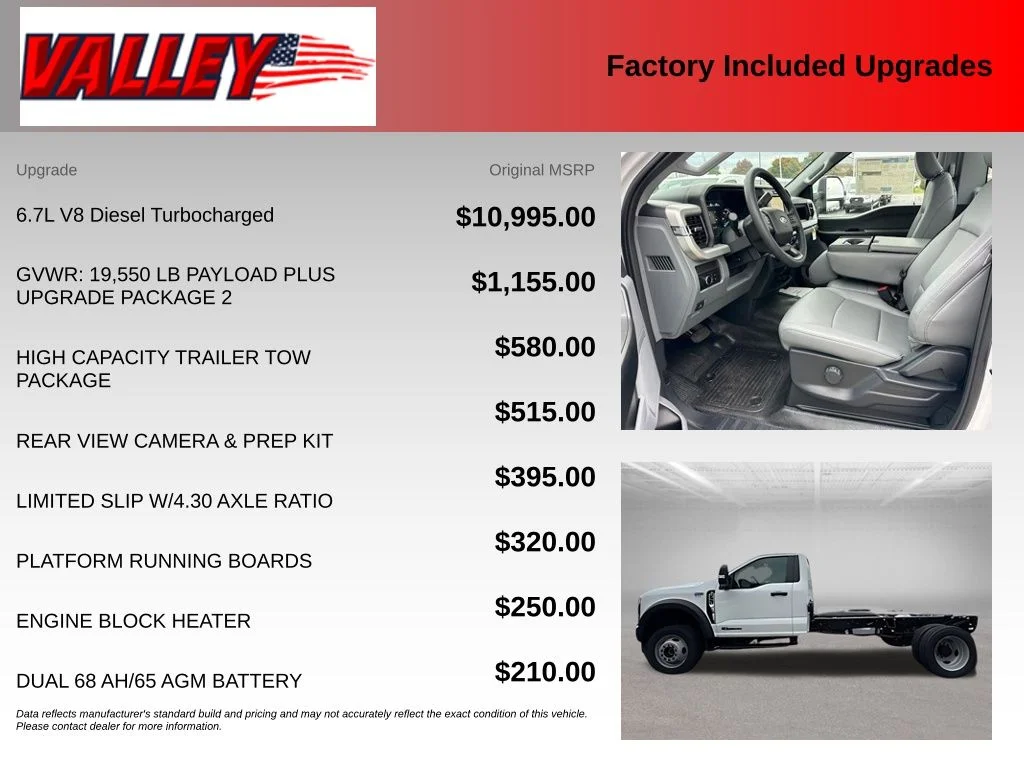 New 2026 Oxford White Ford F-550® XL image 4