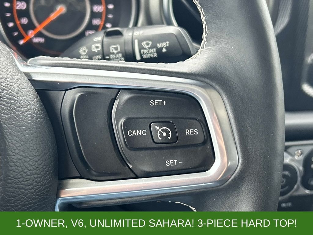 Used 2018 White Jeep Unlimited Sahara image 21