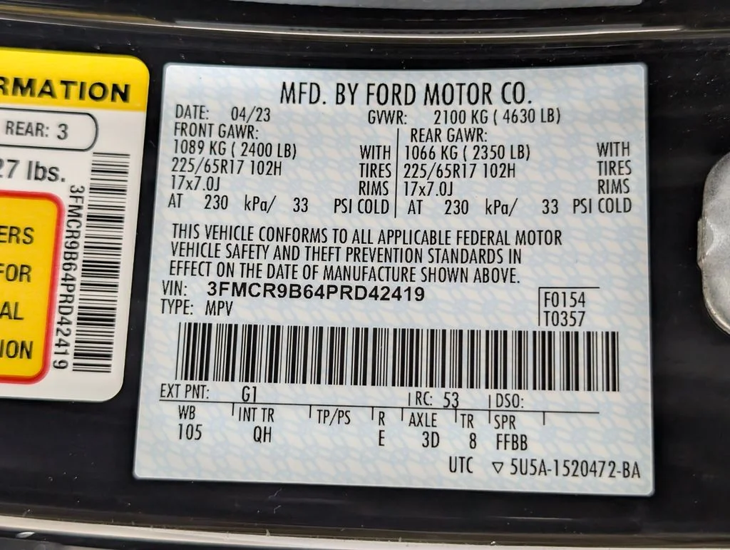 Certified Used 2023 Shadow Black Ford Big Bend image 24