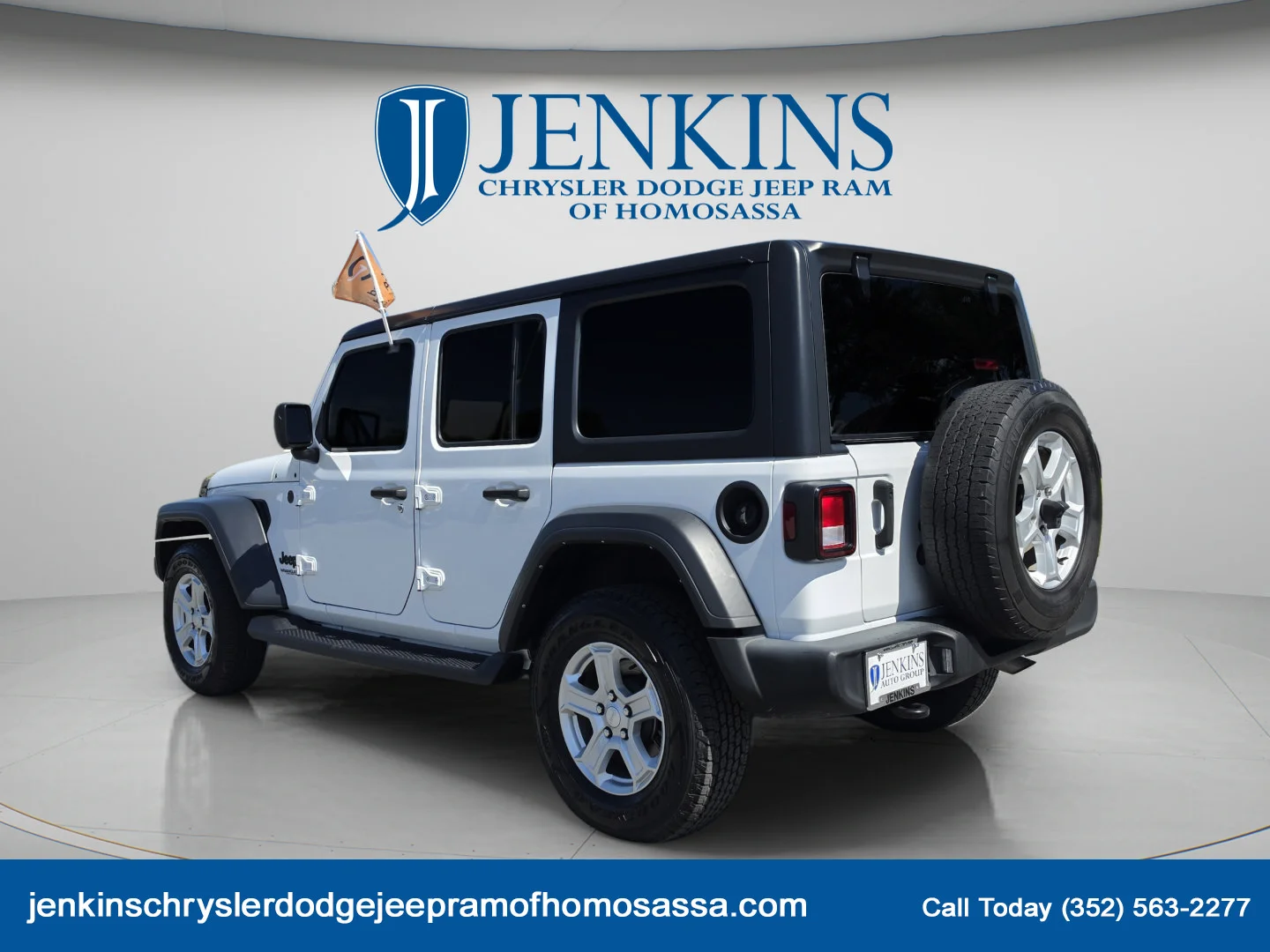Used 2022 Bright White Clearcoat Jeep Unlimited Sport S image 6