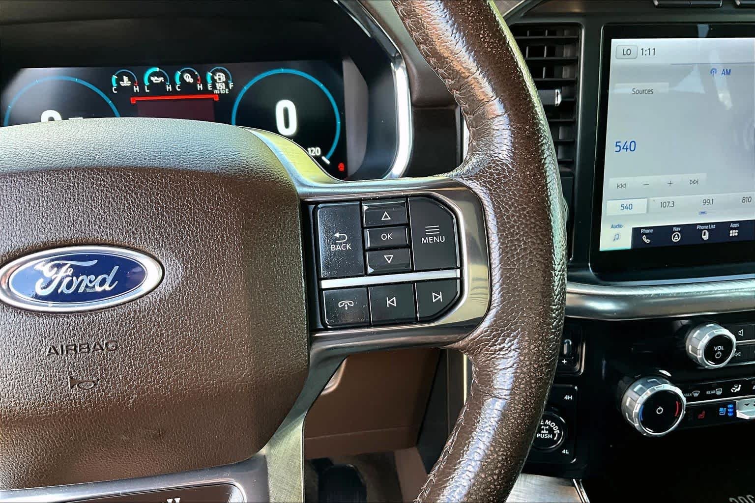 Used 2023 Azure Gray Metallic Tri-Coat/Stone Gray Ford King Ranch image 25