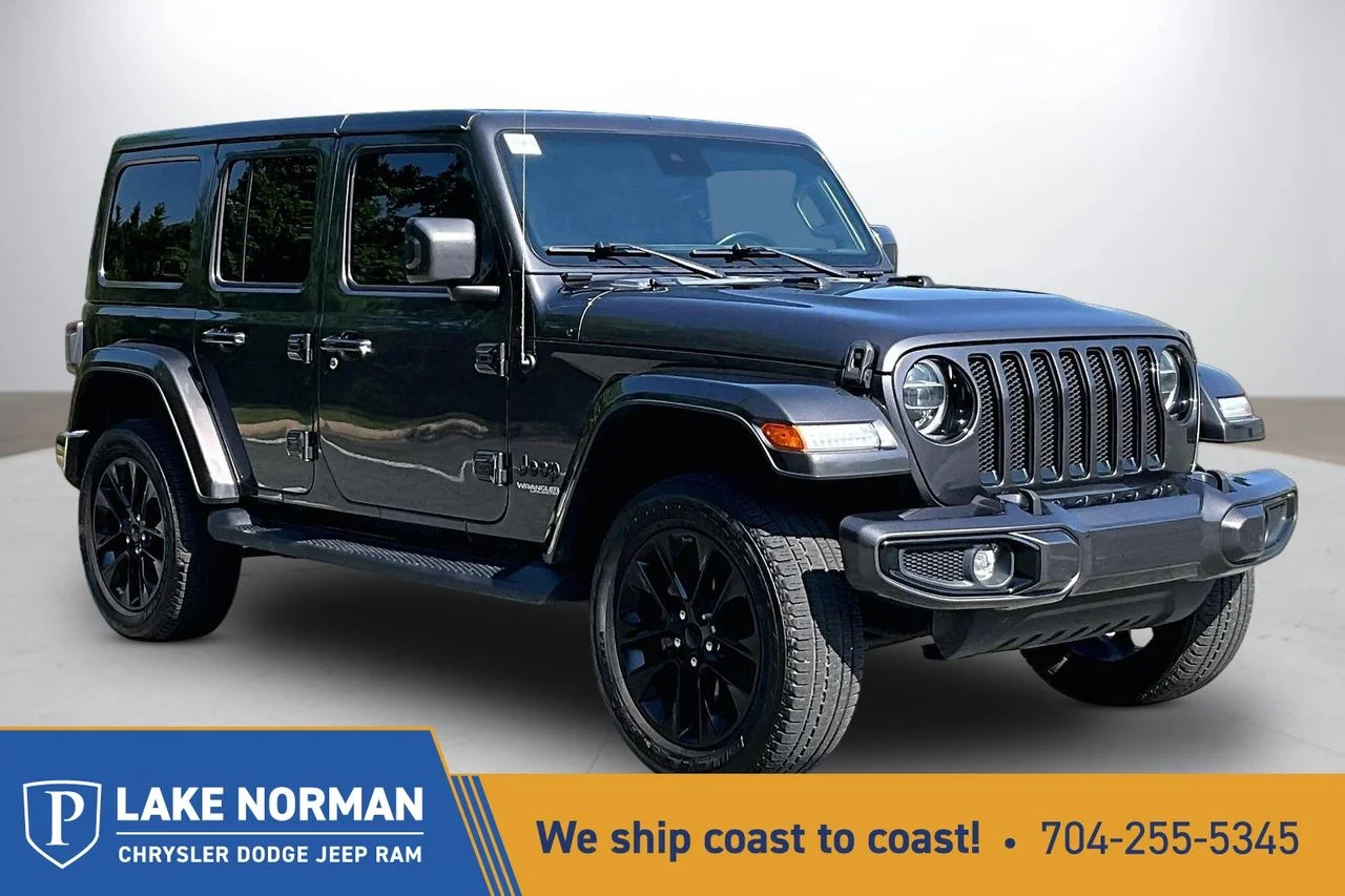 Used 2021 Silver Jeep Sahara High Altitude image 1
