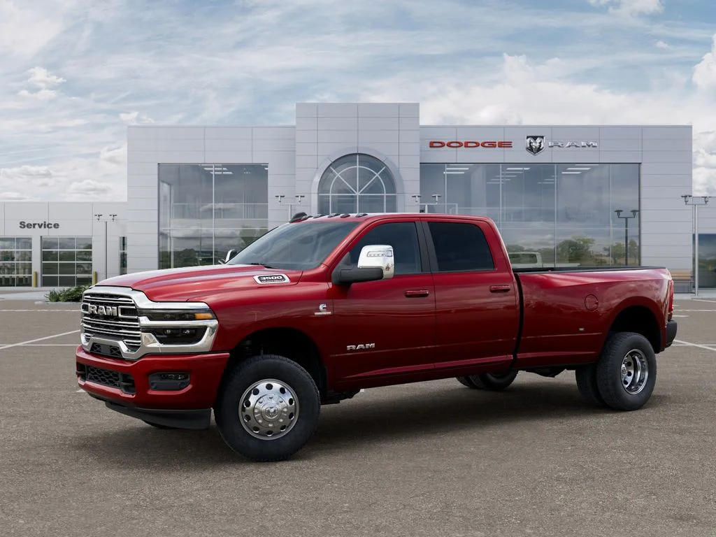 New 2026 Molten Red Pearl-Coat Exterior Paint RAM Laramie image 2