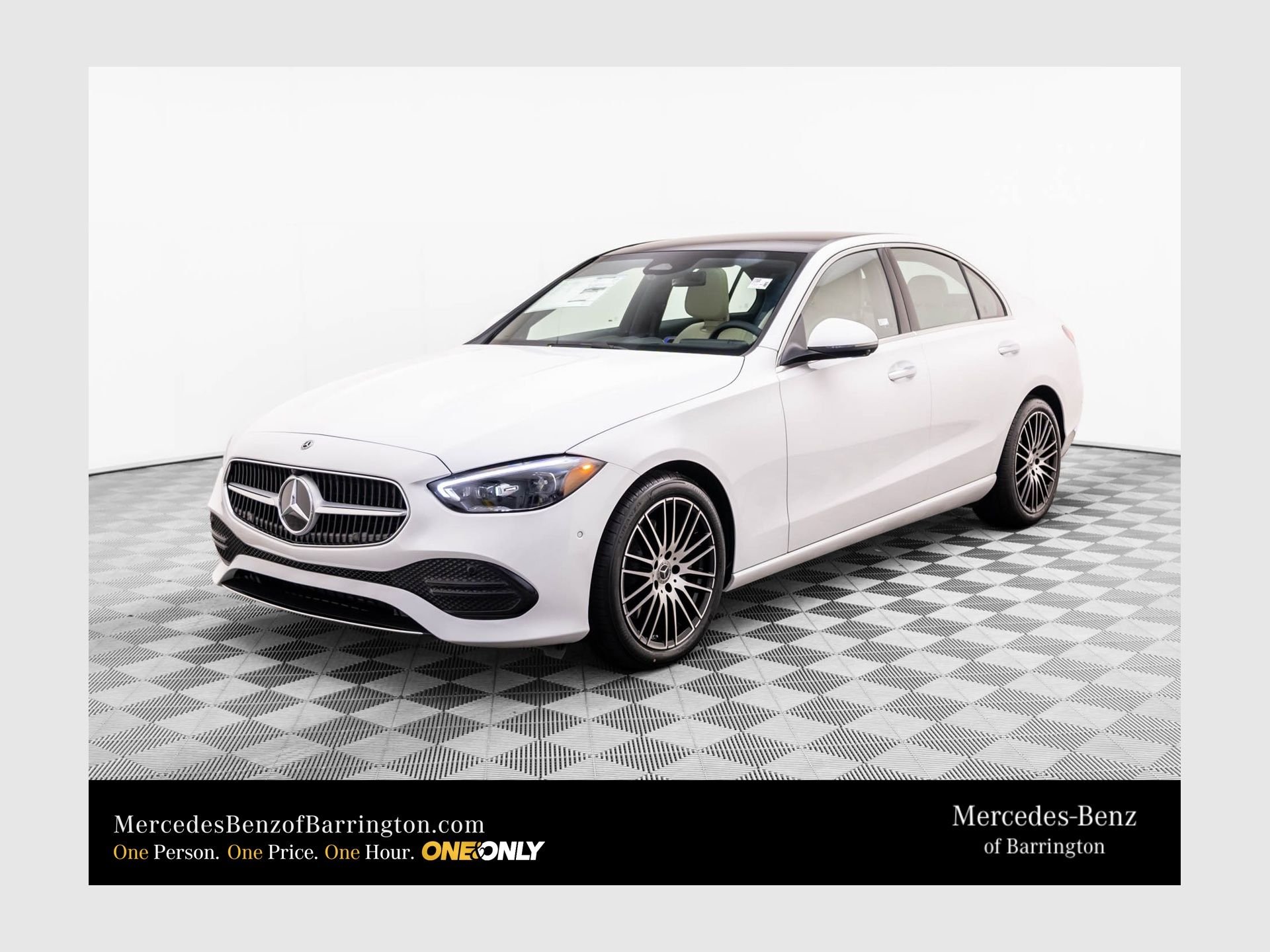 New 2026 MANUFAKTUR Moonlight White Metallic Mercedes-Benz C 300 image 1
