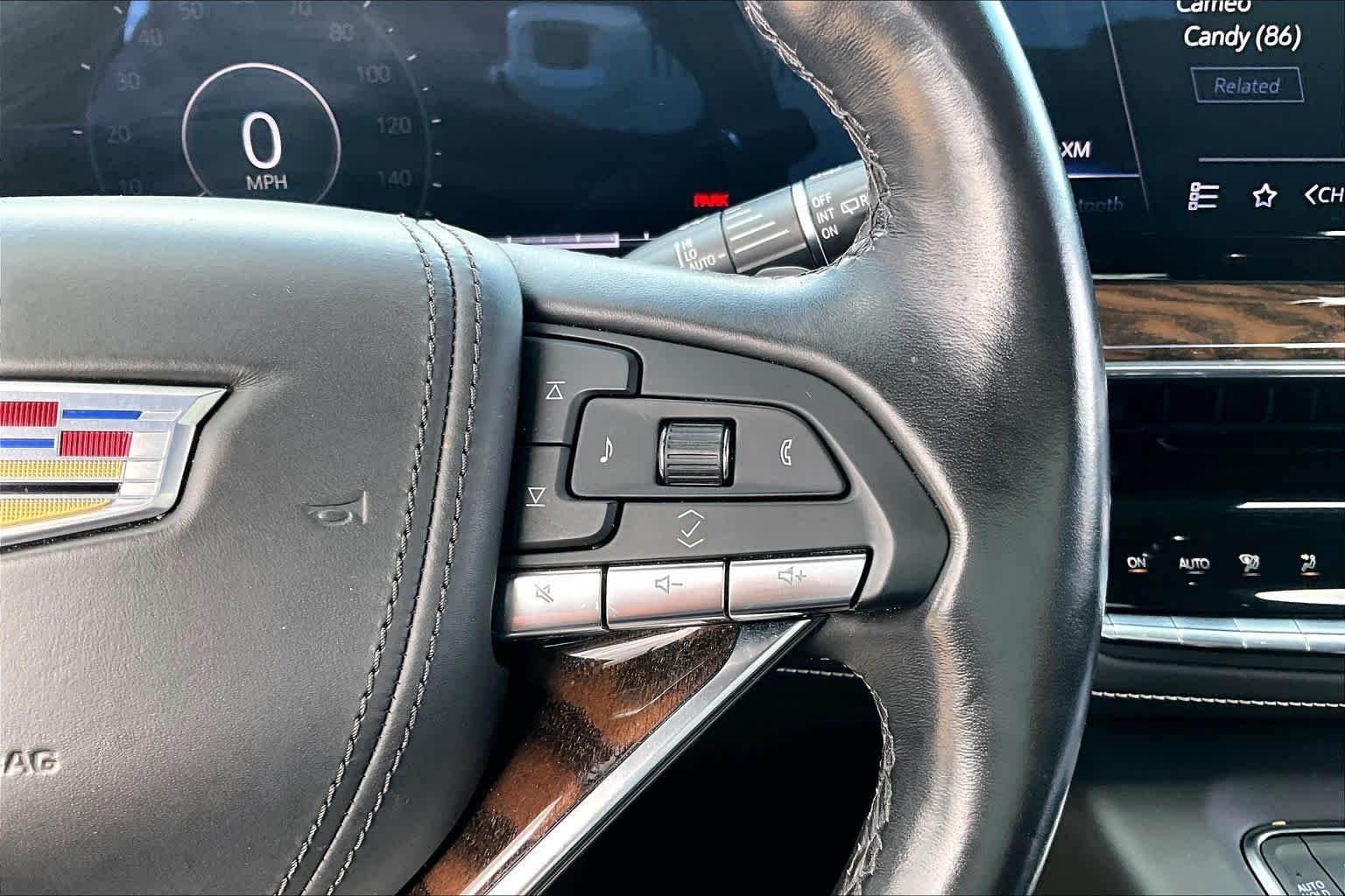 Used 2022 Galactic Gray Metallic Cadillac Premium Luxury Platinum image 23
