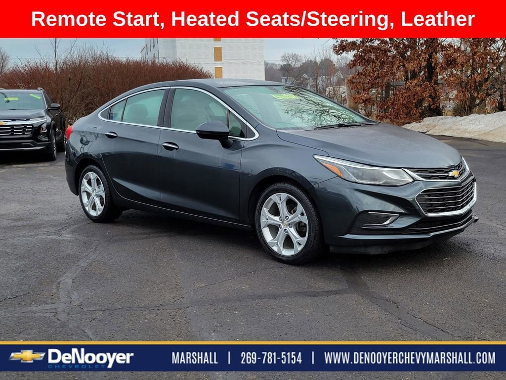 Used 2017 Chevrolet Cruze Premier with VIN 1G1BF5SM8H7186029 for sale in Marshall, MI