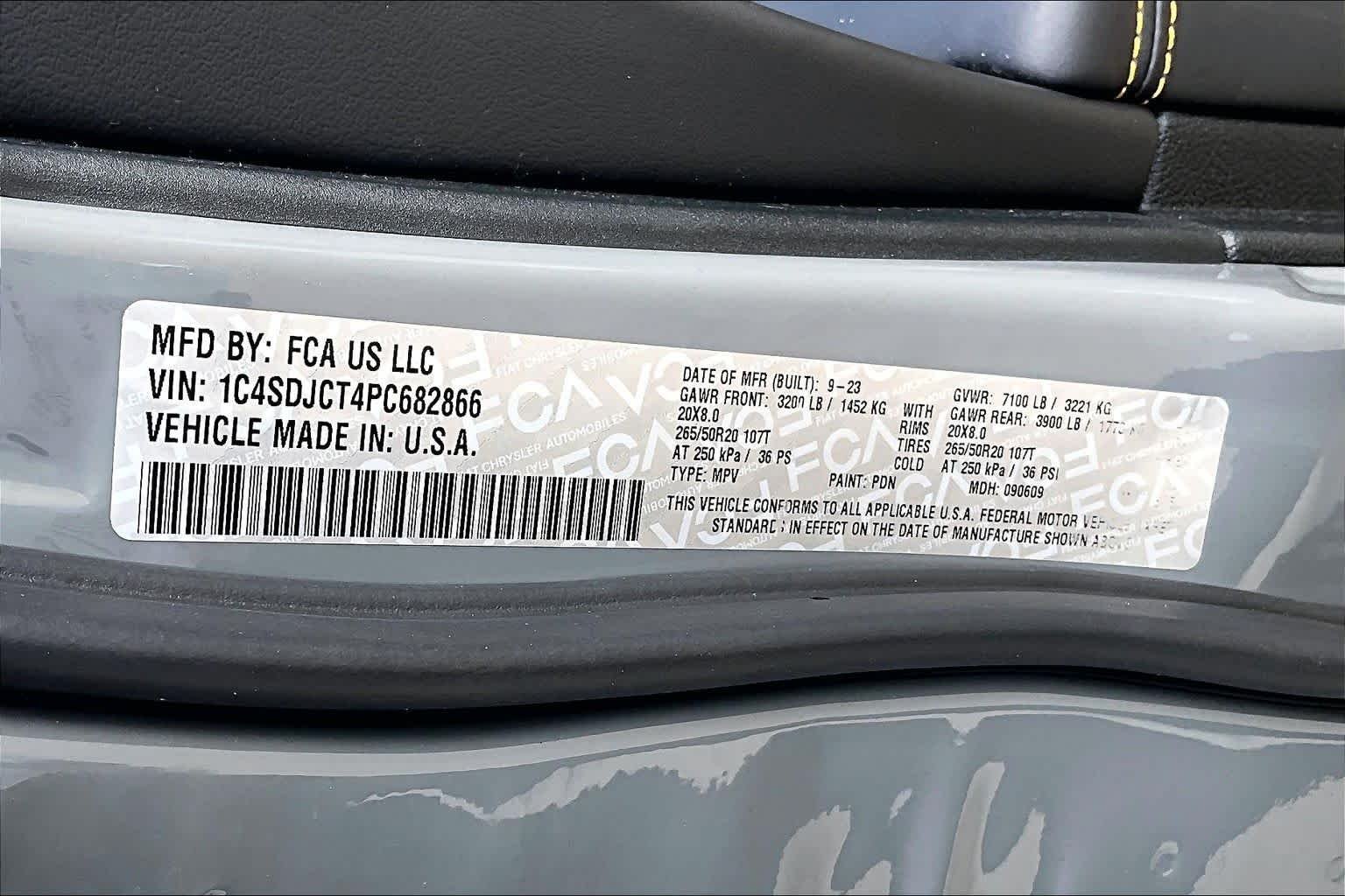 Used 2023 Destroyer Gray Clearcoat Dodge Hemi Orange image 36