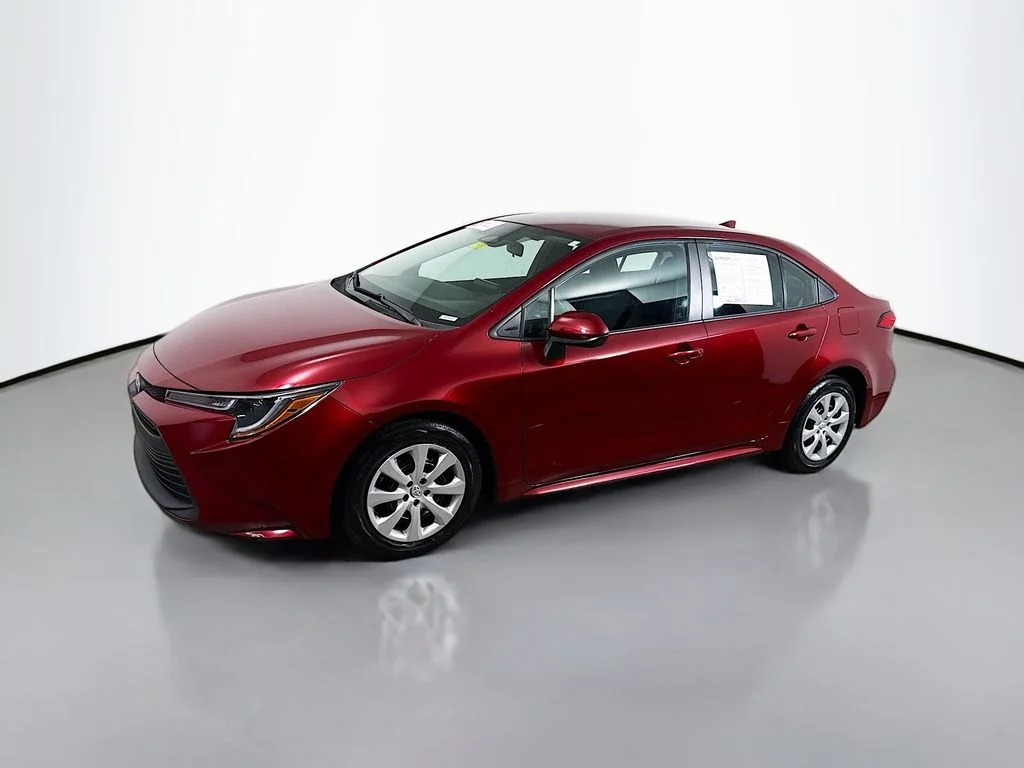 Certified Used 2023 Ruby Flare Pearl Toyota LE image 3