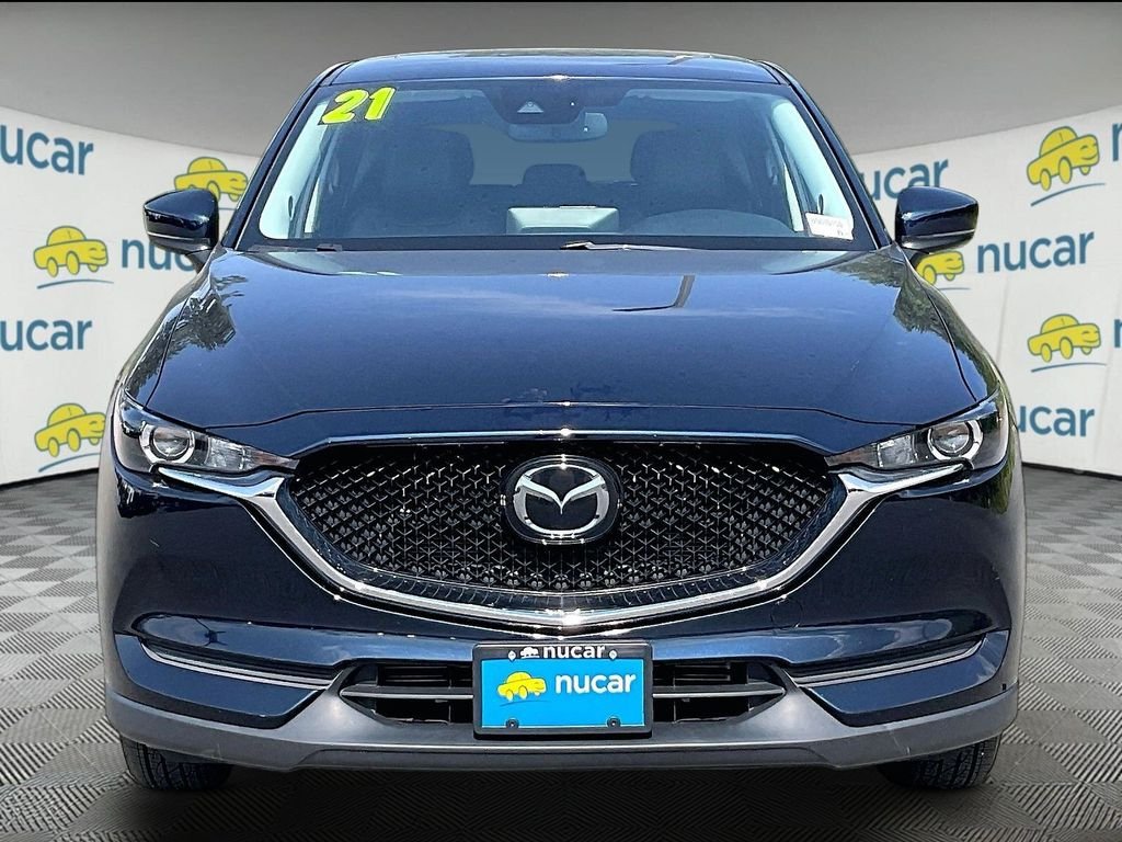 Used 2021 Deep Crystal Blue Mica Mazda Touring image 2