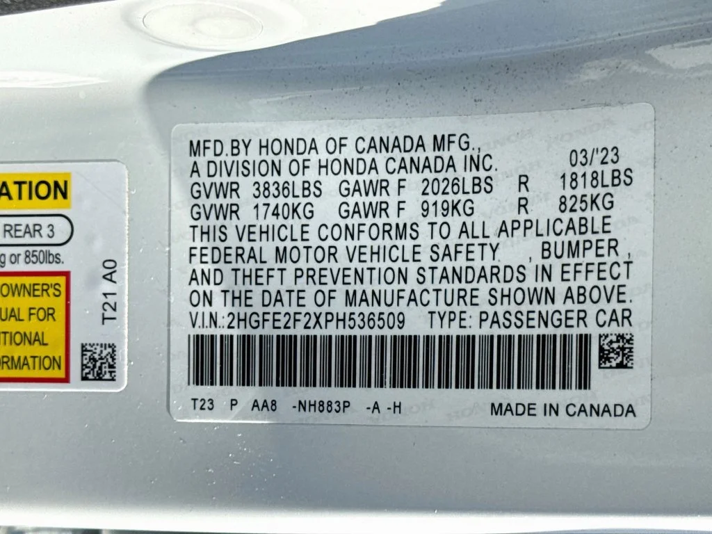 Used 2023 White Honda LX image 37