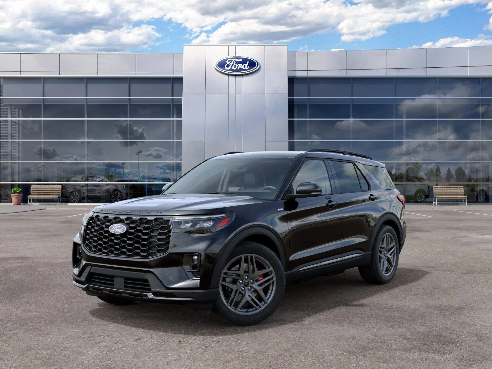 New 2027 Agate Black Metallic Ford ST-Line image 2