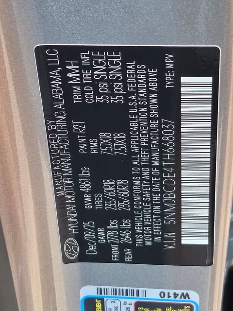 Used 2026 Silver Hyundai SEL image 29