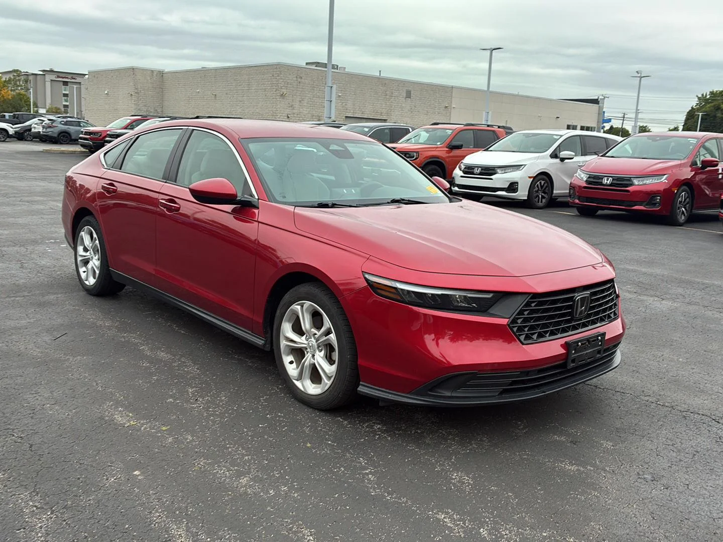 Used 2024 Radiant Red Metallic Honda LX image 18