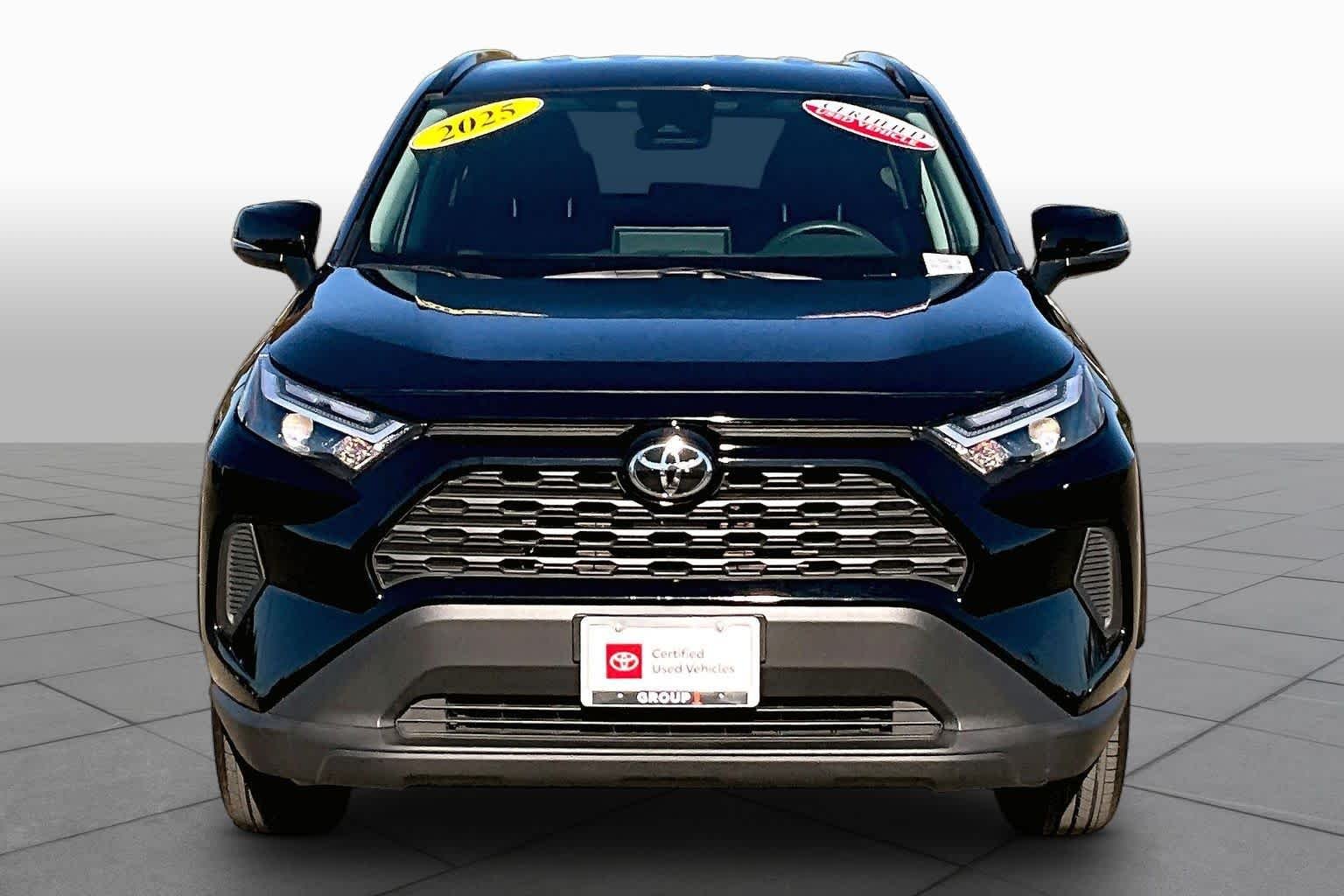 Certified Used 2025 Midnight Black Metallic Toyota Hybrid XLE image 3