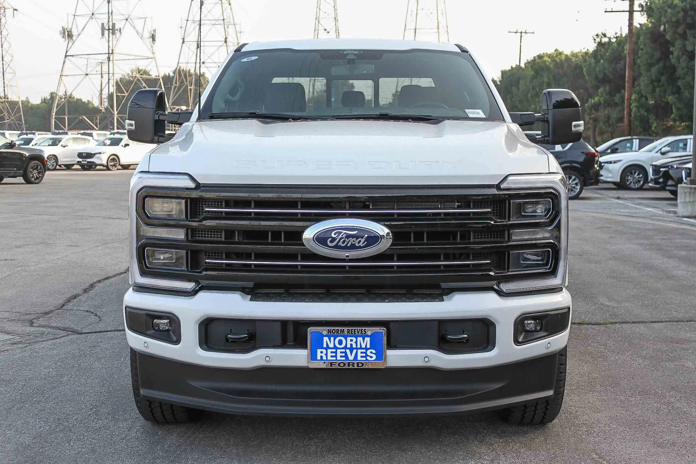 New 2026 Star White Metallic Tri-Coat Ford F-350® Platinum® image 2