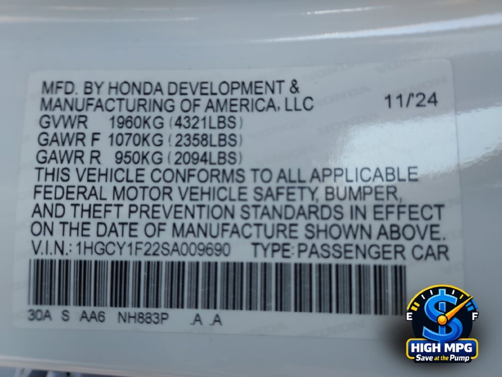 Used 2025 White Honda LX image 34