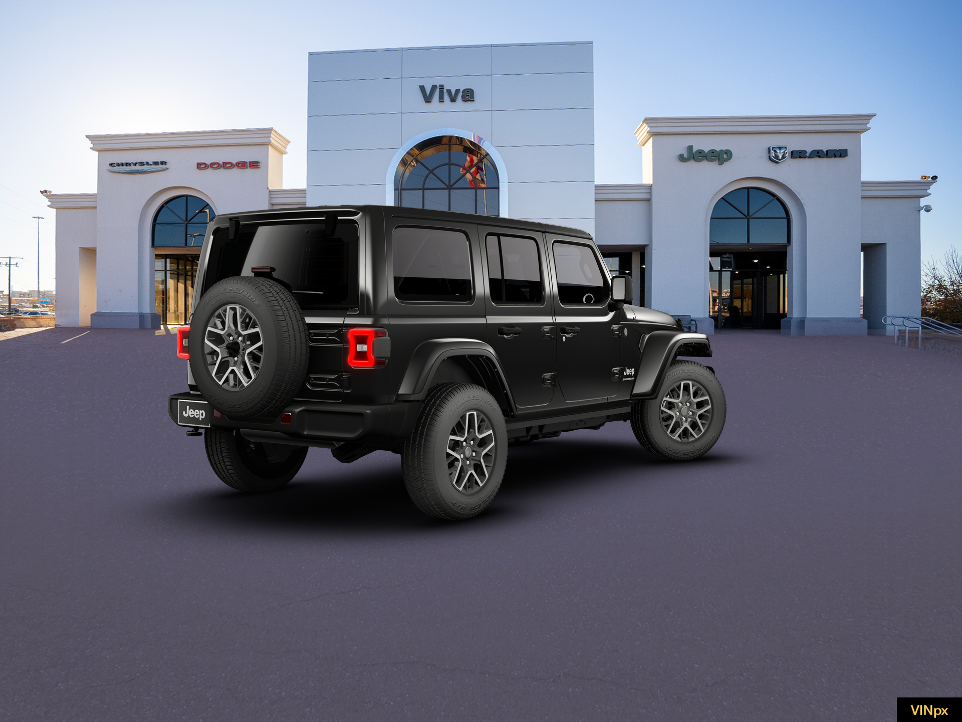 New 2026 Black Clear-Coat Exterior Paint Jeep Sahara image 7